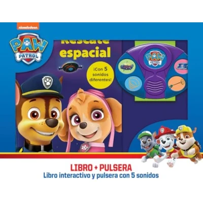 Imagen de RESCATE ESPACIAL. LIBRO INTERACTIVO Y PULSERA CON SONIDOS PATRULLA CANINA (Wristband Sound Box Set)