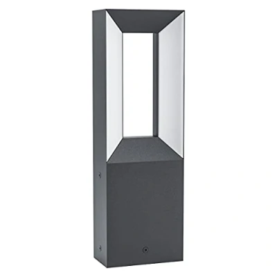 Imagen de Eglo LED lámpara de exterior Riforano, 2 llamas, base aluminio fundido en negro y plástico blanco, blanco cálido, IP44