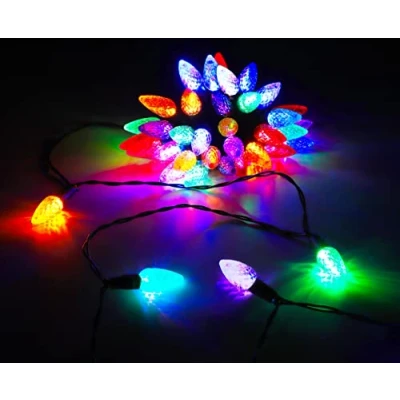 Imagen de Christmas Concepts® 40 multi estática/brillante LED piña luces (L11)