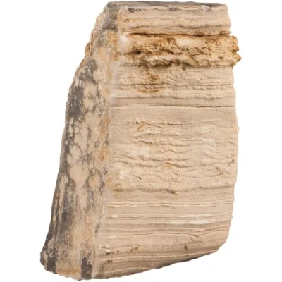 Imagen de sera Rock Desert XXL Piedra Natural de Color Beige Claro con surcos horizontales