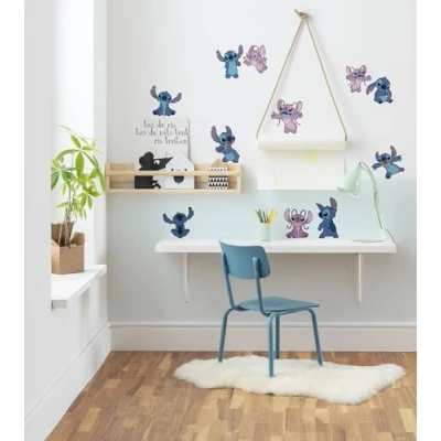 Imagen de Komar Graz Design Adhesivo decorativo para pared, diseño de Stitch and Angle Happy (50 x 70 cm)