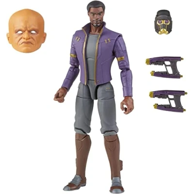 Imagen de Avengers Hasbro Marvel Figura de acción T&#039;Challa Star Lord 15 cm Legends Series, Incluye diseño Premium, 3 Accesorios y Pieza Build a Figure, (F0329)
