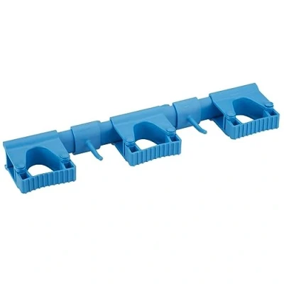 Imagen de Vikan Colgador de pared Hi Flex azul, 420 mm, Adecuado para Ganadería