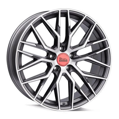 Imagen de MAM WHEELS 5Taladro(s) 18Pulgada 112mm Llanta de aleación RS4 paladio frontal lacado MAMRS48018511245PFP