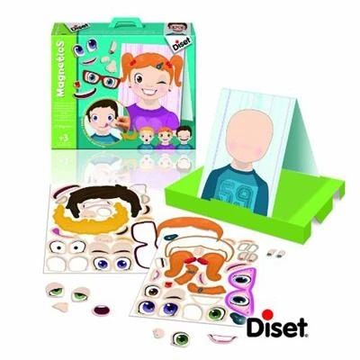Imagen de Diset Magnetics Expresiones, Juego educativo con piezas magneticas para niños a partir de 3 años
