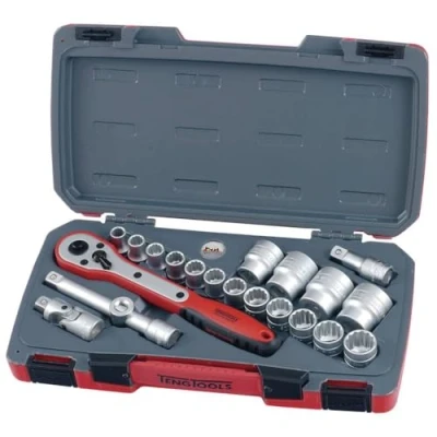 Imagen de Tengtools 167240100 Juego de Llaves métricas 1,27 cm (21 Piezas), Gris, 5.1 cm, Set