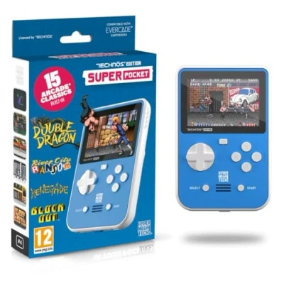 Imagen de Consola retro Koch Media Super Pocket Technos Edition, Pantalla IPS 2.8&quot;, Azul