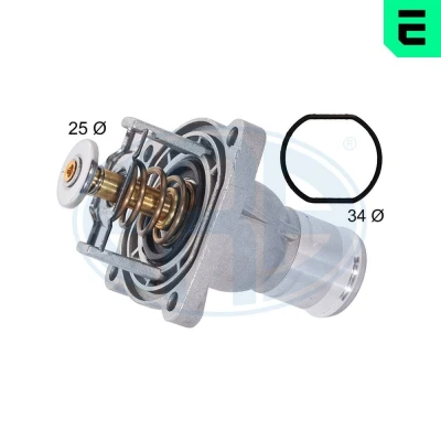 Imagen de ERA 350587A Termostato, refrigerante 92 con junta Metal carcasa (cárter) OPEL: Zafira B, Astra H GTC, Hatchback, SAAB: 9 5 Berlina