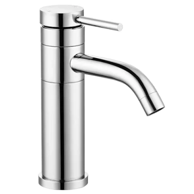 Imagen de Peppermint grifo monomando para lavabo con caño giratorio, baño caliente y frío, cromado