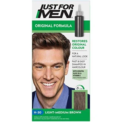 Imagen de Tinte de pelo para hombre, la marca Just For Men, fórmula original