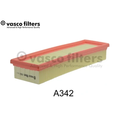 Imagen de DAVID VASCO A342 Filtro de aire 50 92 336 rectangular Cartucho filtrante PEUGEOT: 207 Hatchback, SW, CITROËN: C3 II