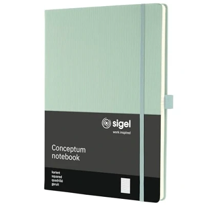 Imagen de SIGEL CO680 Conceptum Libreta, cuadriculado, aprox. A4, verde, tapa dura, 194 páginas