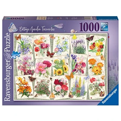 Imagen de Ravensburger Puzzle: Colección de Flores, Puzzle 1000 Piezas, Puzzles para Adultos, Piezas Pegamento Enmarcar Puzzles, Rompecabezas Regalos 70cm