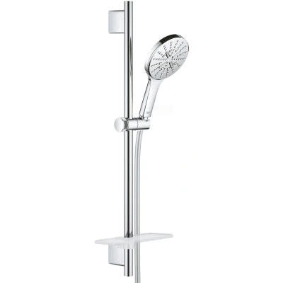 Imagen de Grohe 26546000 Rainshower 130 SmartActive Barra de Ducha (3 Tipos Chorro, Cromado), Cromo, Brstg.Set 600mm