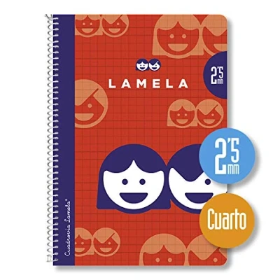Imagen de Paquete 10 Cuaderno Basico Lamela 4º 40H 2,5 Mm