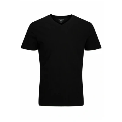 Imagen de Jack &amp; Jones Vausschnitt Camiseta básica, Hombre, Talla: Small, Black
