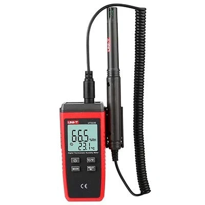 Imagen de UNI T UT333S Digital Metro Temperatura y Humedad con Bluetooth, 10 C 60 C/14F 140F, 0% RH 100%