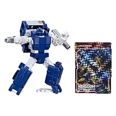 Imagen de Transformers Juguetes Figura de acción WFC K32 Autobot Pipes Generations War for Cybertron: Kingdom Deluxe, a Partir 8 años, 14 cm