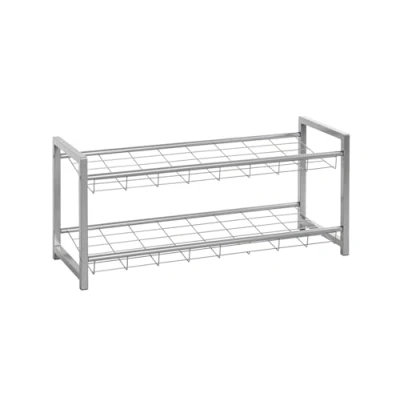 Imagen de HAKU Möbel Banco para zapatos aluminio, metal, metal Dim.: AN 80 cm x AL 38 P 30 cm, Estilo: Moderno