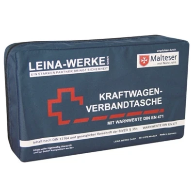 Imagen de LEINA WERKE REF 11025 Kit de primeros auxilios para coche DIN 13164, EN 471