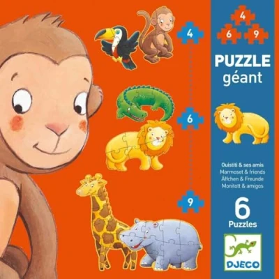 Imagen de Puzzle Evolutivo Ouistiti y sus Amigos