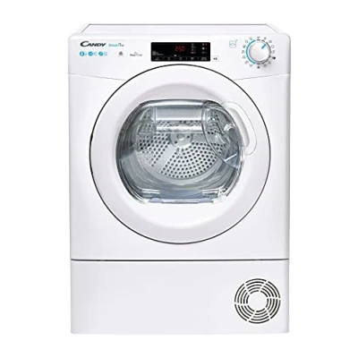 Imagen de Candy Smart Pro CSOE H8A2TE S, Secadora Condensación, 8KG, Bomba Calor, Pantalla Text, WiFi, App hOn, 7 Ciclos Cortos, Cajón Condensación 5L, Planchado Fácil, Inicio 24H, 67DB, Clase A++, Blanco
