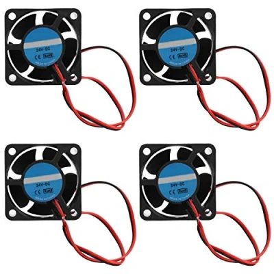 Imagen de Hilitand 4 Uds 24V impresora 3D accesorios de ventilador refrigeración disipación calor con eje aceite 4020
