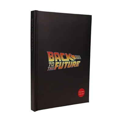 Imagen de SD TOYS Libreta con luz A5 logo. Regreso al futuro