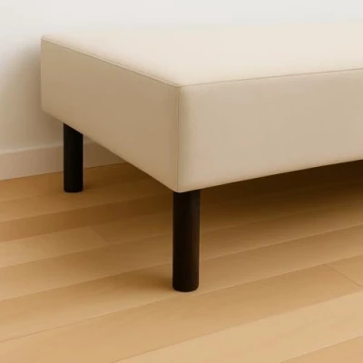 Imagen de La fabrique de Patas am20170033 Juego 4 pies Cama Cilindros Madera Tintado, Color wengué 17 x 7 cm