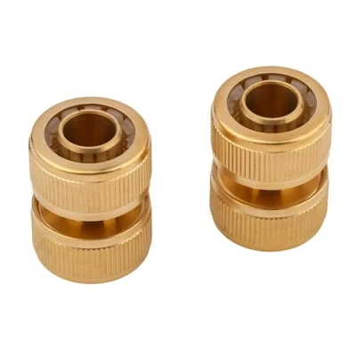Imagen de Mivos 2 acopladores de manguera latón para mangueras 3/4 pulgadas (19 mm) Conector jardín reparación agua