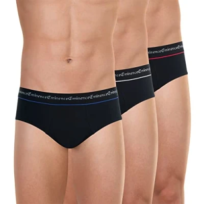 Imagen de Eminence Business Slip Cierre, Negro, L (Pack de 3) para Hombre