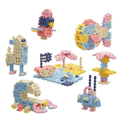 Imagen de Marioinex 904282 Bloques de construcción Mini Waffle Constructor Traveler 200 Elementos