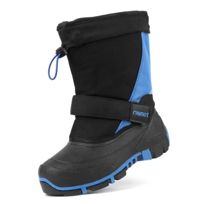 Imagen de riemot Kinder Warme Winterstiefel, Botas para Nieve, Azul, 36 EU