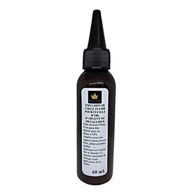 Imagen de EMULSION de pegamento fluido, 60 ml, para hoja oro, plata, metálico