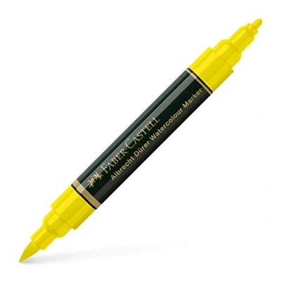 Imagen de Faber Castell 160407 Caja de 4 marcadores acuarelables A. Dürer 107. Color Amarillo cadmio