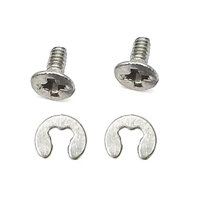 Imagen de NOPOXA Juego de tornillos reparación para 3DS/LL/XL 3DS/3DSLL/3DSXL Tapa trasera batería Tornillo montaje seguro con arandela