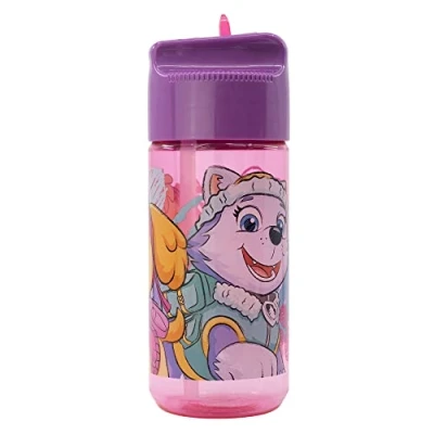 Imagen de Botella de agua infantil hidro reutilizable tritan 430 ml La Patrulla Canina Chicas