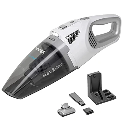 Imagen de Concept Hausgeräte VP4370 Clean Aspiradora de Mano (14,8 V, húmedo), Blanco, 0.45 Liters, 80 Decibeles