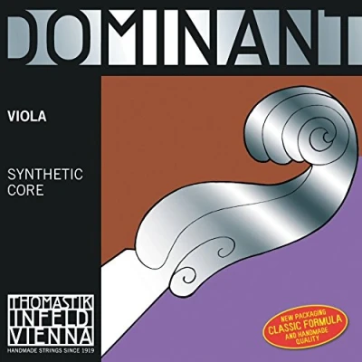 Imagen de Thomastik cuerda para Viola 4/4 Dominant Re núcleo en nylon entorchado plata, blanda