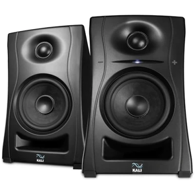 Imagen de Kali Audio Monitor de Campo cercano LP UNF (160 vatios, Estudio, Ecualizador Contorno, conectividad Alta fidelidad con Bluetooth/USB C, TRS, RCA, 6,2 kg, 25,4 x 16,4 7,4 cm), Negro