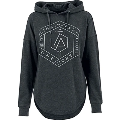 Imagen de Linkin Park One More Light Mujer Sudadera con Capucha Carbón Mezclado S