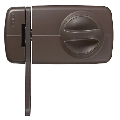 Imagen de Abus 532740 7030 B Cerrojo extra para puerta con estribo de bloqueo, color marrón