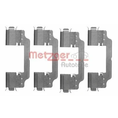 Imagen de METZGER 109 1716 Kit de accesorios, pastillas frenos MERCEDES BENZ: Clase E Berlina, C Coupé, AUDI: A6 C7 Avant