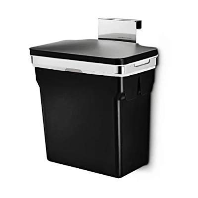 Imagen de simplehuman CW1643 cubo para armario, estructura de acero resistente, 10 L