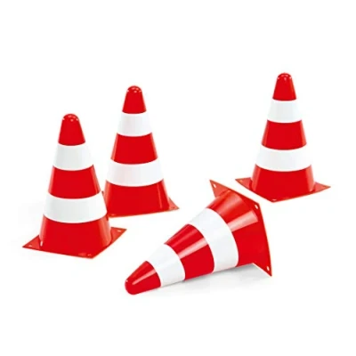 Imagen de Rolly Toys Kit de 4 Conos plástico, Naranja