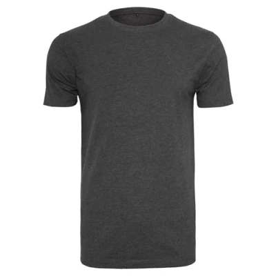 Imagen de Build Your Brand T Shirt Round Neck Camiseta, Hombre, charcoal, XS