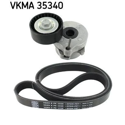 Imagen de SKF VKMA 35340 Juego de correas trapeciales poli V OPEL: Corsa D Hatchback