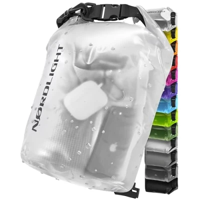 Imagen de Nordlight Dry Bag Y Bolsa Impermeable (2L, Transparente) con Cierre Enrollable Correa para El Hombro Natación, Playa, Piragüismo, Stand Up Paddling, Buceo