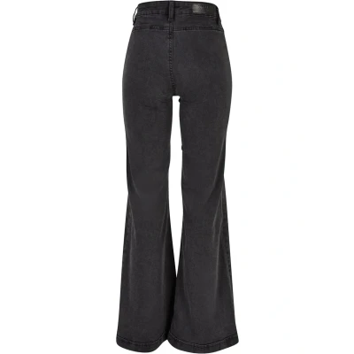 Imagen de Urban Classics Vintage Vaqueros a campana, Mujer, Talla: 26, Black washed