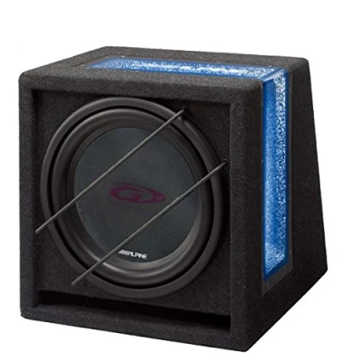 Imagen de Alpine SBG 844BR Subwoofer con Caja Bass Reflex, Color Negro